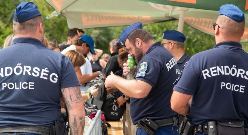 Rendőri jelenlét, drón és elektromos terepjáró vigyázta a fesztivált a Velencei-tónál