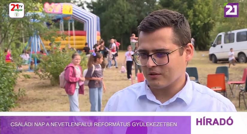 Családi nap a nevetlenfalui református gyülekezetben (videó)