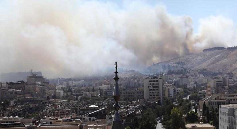 Izrael csapást mért Damaszkuszra – A védelmi minisztériumot is bombatalálat érte