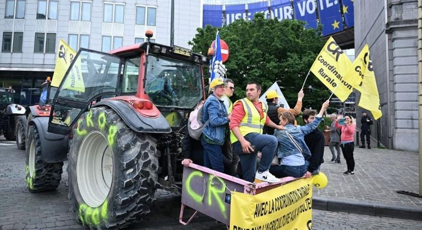 Brüsszelben is elkezdődött a gazdatüntetés