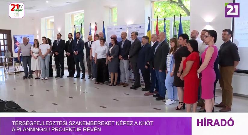 Térségfejlesztési szakembereket képez a KHÖT a Planning4U projektje révén (videó)
