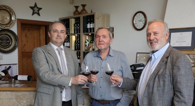 Személyre szóló ajándékkal köszöntötte Vesztergombi Ferencet Szekszárd városa (képgalériával)