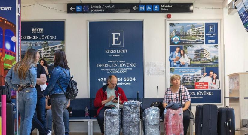 Nagy volt a baj? Hosszú ideig körözött egy repülőgép Debrecennél