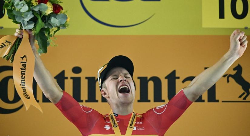 Négy hete eltörte a kulcscsontját, most megnyerte élete első Tour-szakaszát