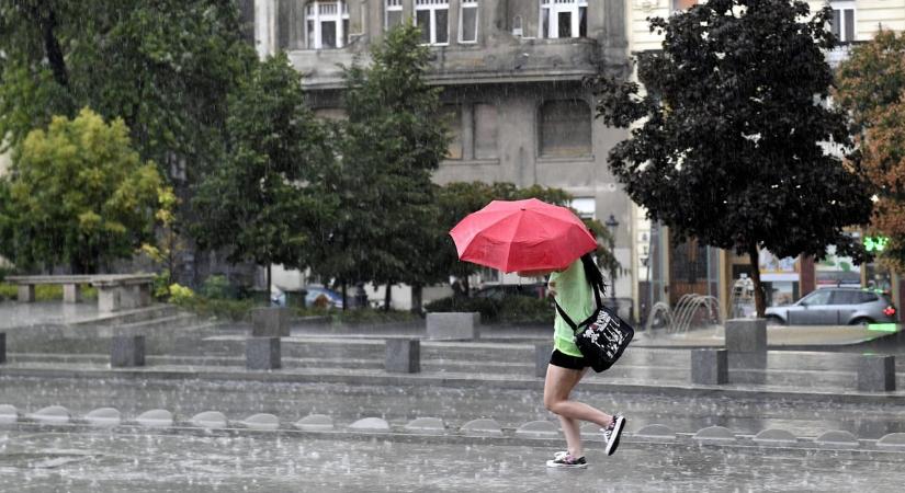 Napsütés és záporok lesznek, a kánikula még nem tér vissza
