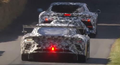 A Lexus új szupersportautója utcai és versenykivitelben a Goodwood sebességfesztiválon