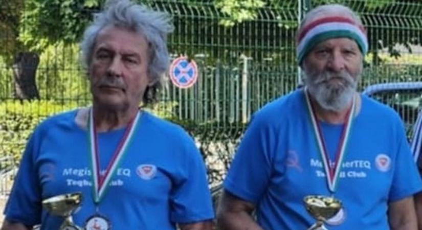 Egerszegi teqball-ezüst Vasból - pedig ketten együtt már 142 évesek