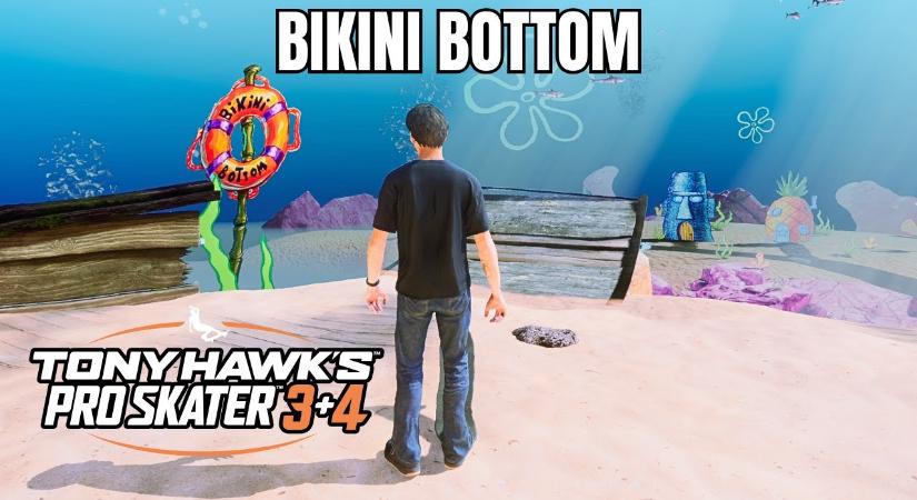Titkos SpongyaBob pályát találtak a Tony Hawks Pro Skater 34-ben