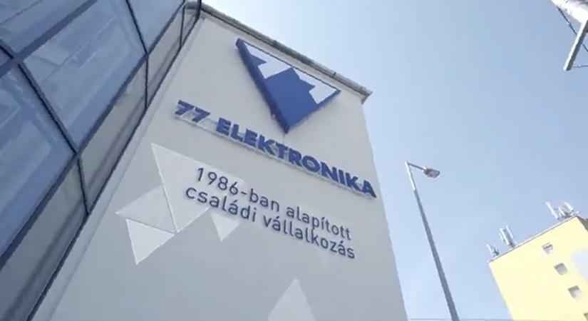 Négymilliárdos fejlesztés a 77 Elektronika Kft. budapesti telephelyén