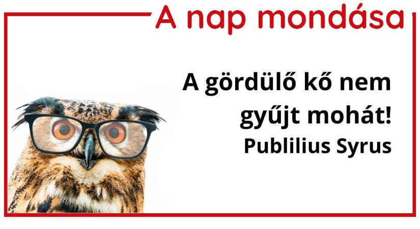 A nap mondása