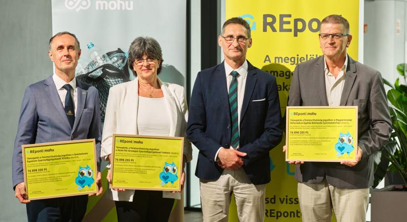 MOHU: Több száz millió forintot adományoztak a visszaváltók