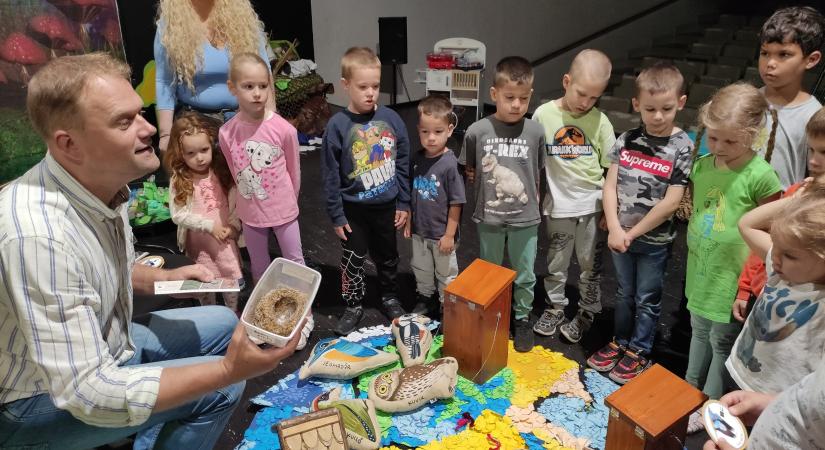 Madárnapot tartottak a Klímanócska táborban