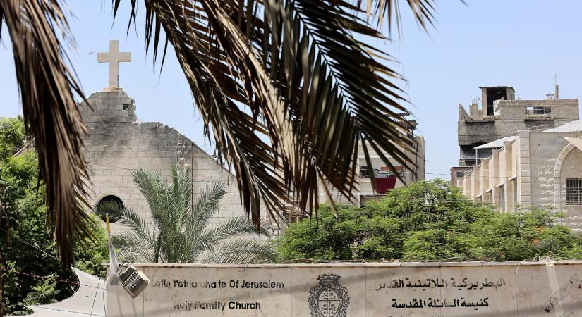 Támadás érte a Gázai övezet egyetlen katolikus templomát, ketten meghaltak és többen megsérültek