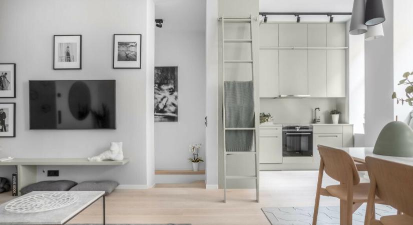 Skandináv elegancia és lakberendezés kis alapterületen – Egy inspiráló lakás Stockholm belvárosában