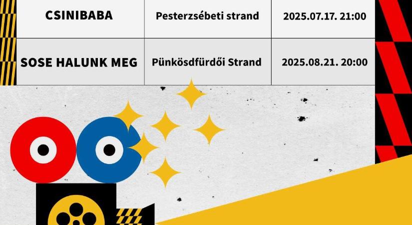 A strandokra is beköltözik a mozi