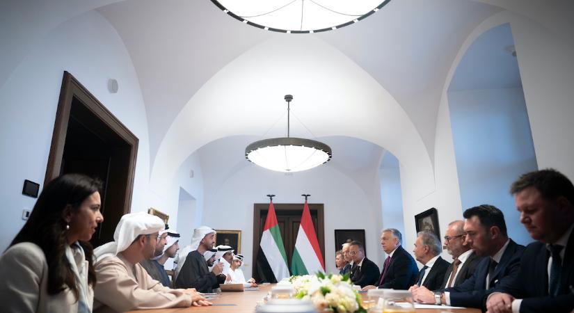 Először járt Magyarországon az Egyesült Arab Emírségek elnöke