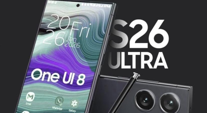 Még nagyobb és jobb kijelzővel érkezhet a Samsung Galaxy S26 Ultra