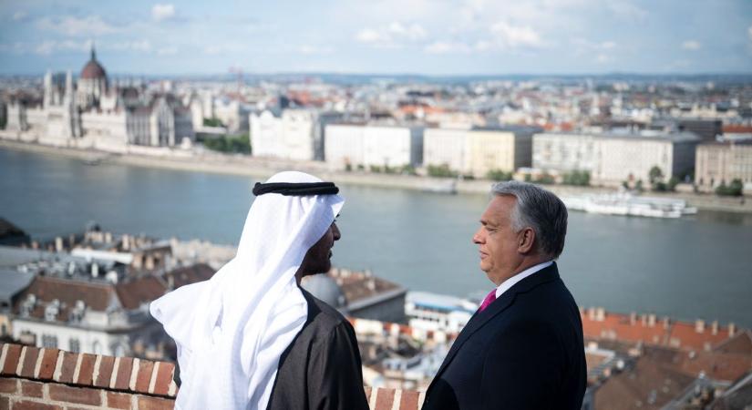 Orbán Viktor hivatalos látogatás keretében fogadta az Egyesült Arab Emírségek elnökét