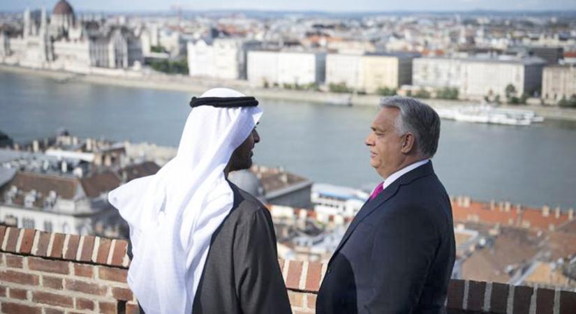 Orbán Viktornál járt a sejk, aki üzleteket jött kötni