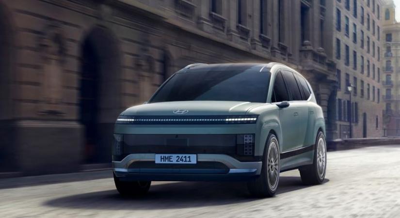 Magyarországon a Hyundai gigantikus 7 üléses új elektromos SUV-ja