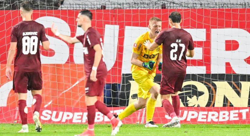 „Ne aggódj, kivédem” – mondta a kolozsváriak kapusa Vécsei tizenegyese előtt