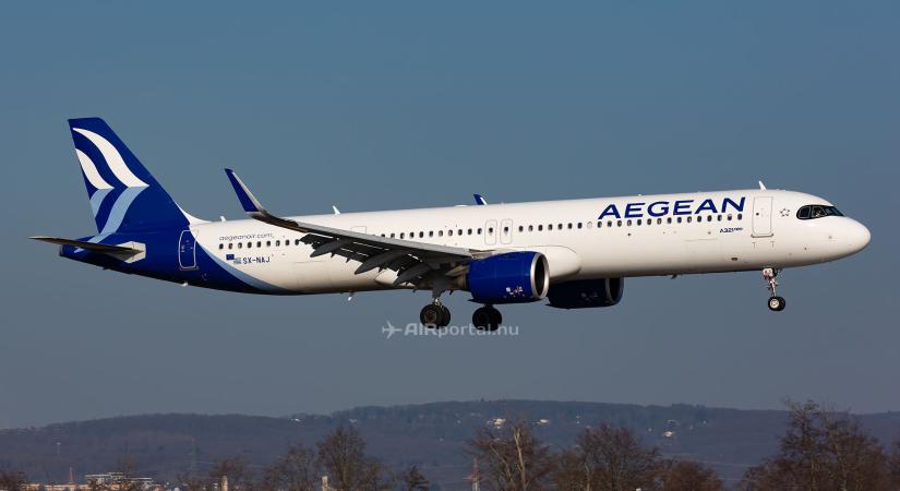 Két A321XLR-t rendelt az indiai járatokat tervező Aegean
