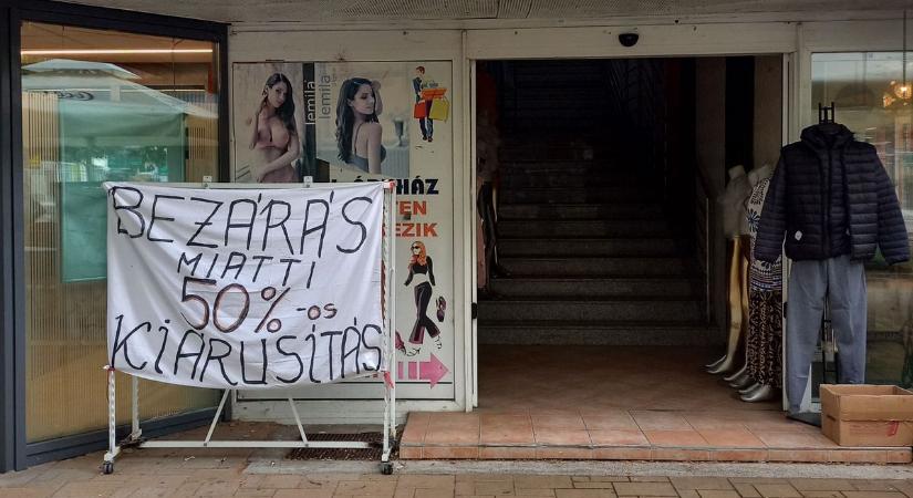 Bezár a kínai bolt a zalai városban