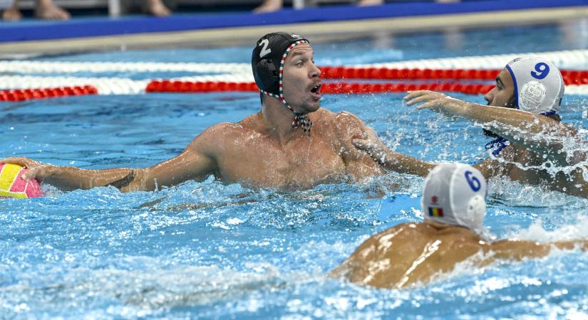 Románia legyőzésével a legjobb nyolc között a férfi pólóválogatott