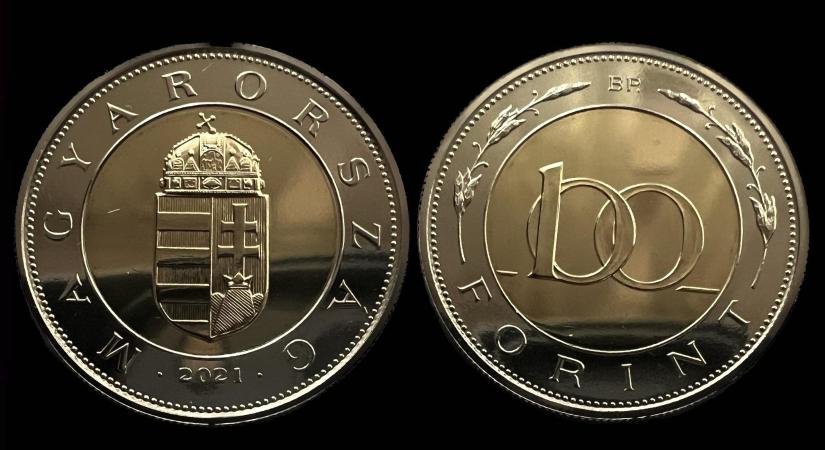 Bemutatták az új 100 forintost, így néz ki