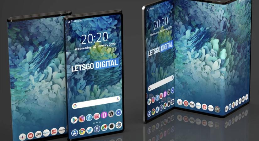 Nyakatekert nevet kaphat a Samsung háromfelé hajlítható csúcsmobilja