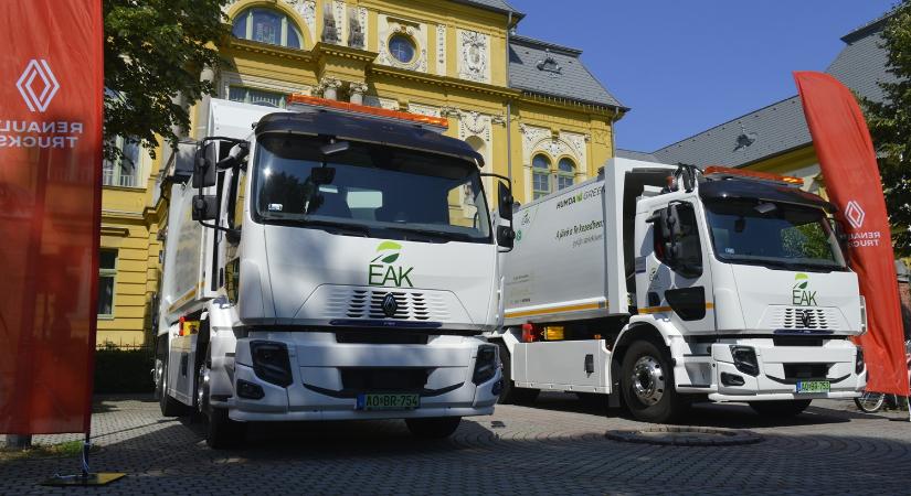 Vadonatúj Renault kukásautókat tesztelnek Magyarországon