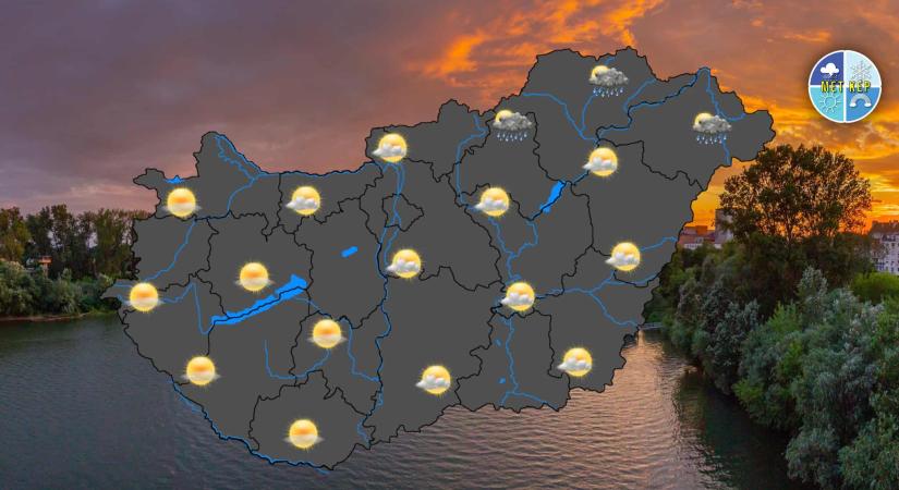 Csökkenő csapadékhajlam, visszatérő kánikula