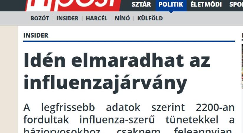 Orbán ezt is elintézte: A világszínvonalú intézkedéseknek köszönhetően idén elmaradhat az influenzajárvány