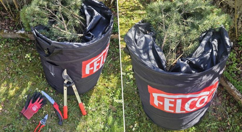 FELCO 483 – a zsák, amibe a zöldhulladék is szívesen ugrik be