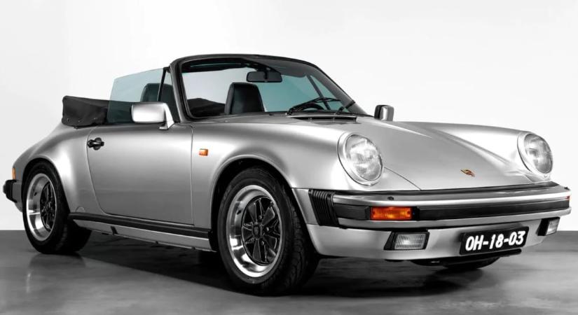 Árverésen Senna egykori autója, egy 1987-es Porsche 911