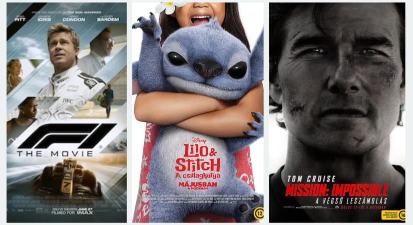 F1- A film, Mission: Impossible, Így neveld a sárkányodat – a 10 legjobb film a magyar nézők szerint 2025 első félévében