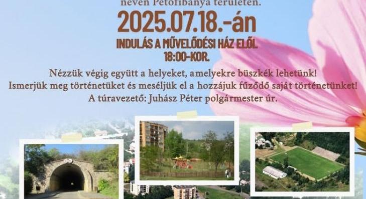 A helyi értékek a központban – túra Petőfibányán 