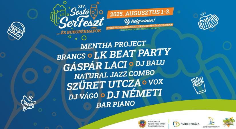Sóstó SerFeszt és Buboréknapok 2025 Nyíregyháza