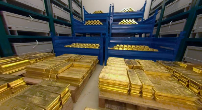 Megvan a nemzet aranytartaléka, biztonsággal őrzik Dél-Pesten