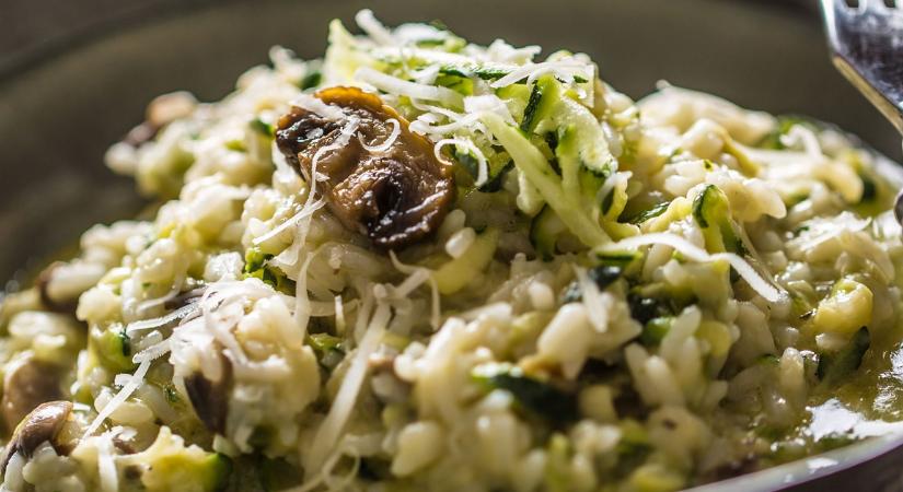 Krémes cukkinis, parmezános rizottó: az olaszok is így készítik