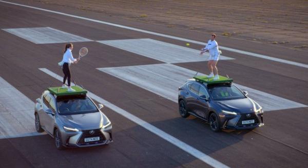 Lexus tetején teniszeztek, Guinness-rekord lett a vége