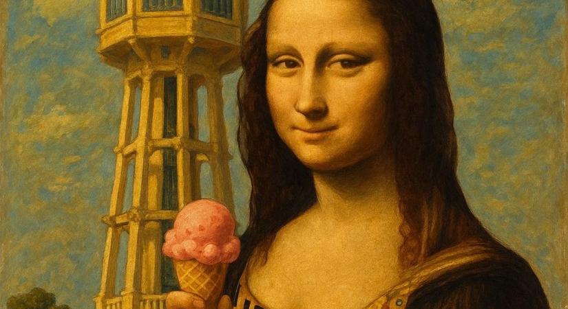 Tényleg a Balaton partján fagyizott Mona Lisa? Úgy néz ki
