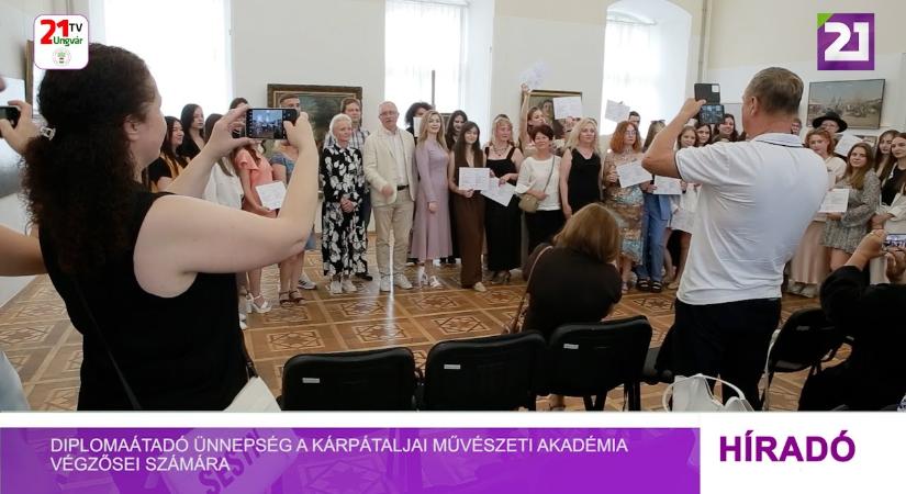 Diplomaátadó ünnepség a Kárpátaljai Művészeti Akadémia végzősei számára (videó)
