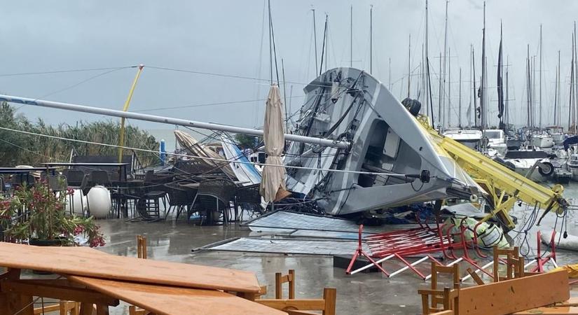 Soha nem látott összefogás a Balatonon: példátlan akció indult a viharban megsérült hajók megmentésére!