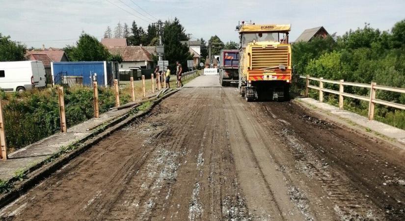 Elkezdődött az egegi híd átépítése