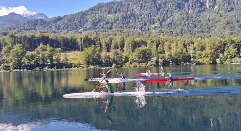 Világklasszissal eveztek a kaposvári kajakosok Bohinjban