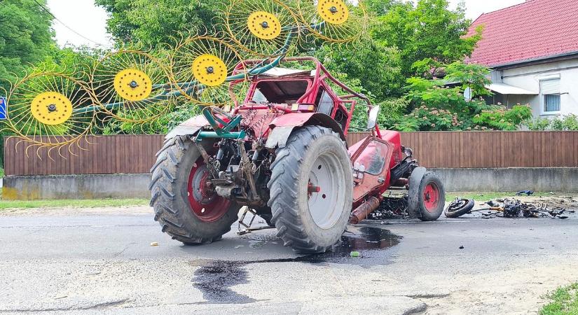 Helyszíni riport! A szilánkokra tört motor mellett zokogott a piricsei balesetben elhunyt férfi felesége (fotók, videó)