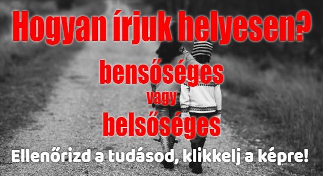 Napi helyesírás feladat: Tudod hogyan írjuk helyesen?