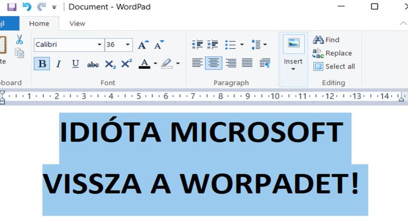 Az idióta Microsoft tényleg kinyírta a legjobb szövegszerkesztőjét