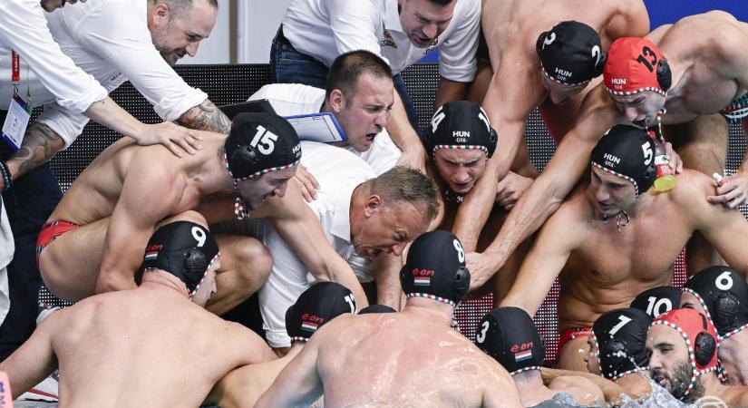 A címvédő horvátokat kiütve elődöntős a férfi vízilabda-válogatott
